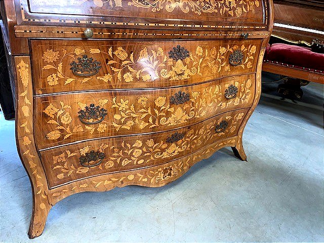 Dutch Marquetry Desk -photo-2