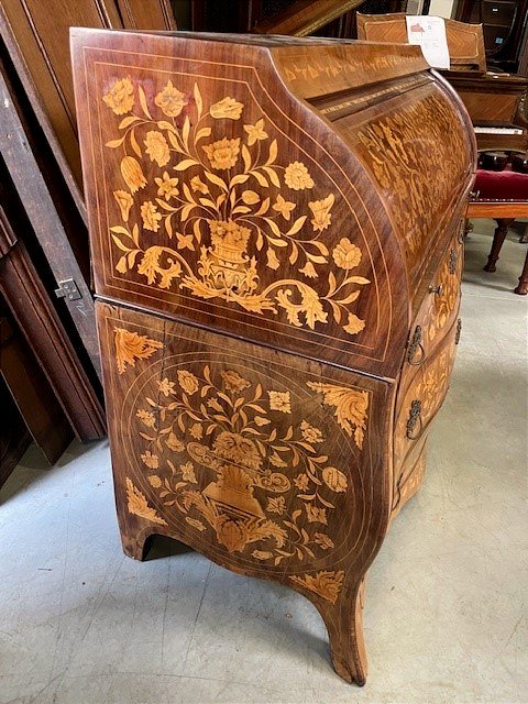 Dutch Marquetry Desk -photo-1