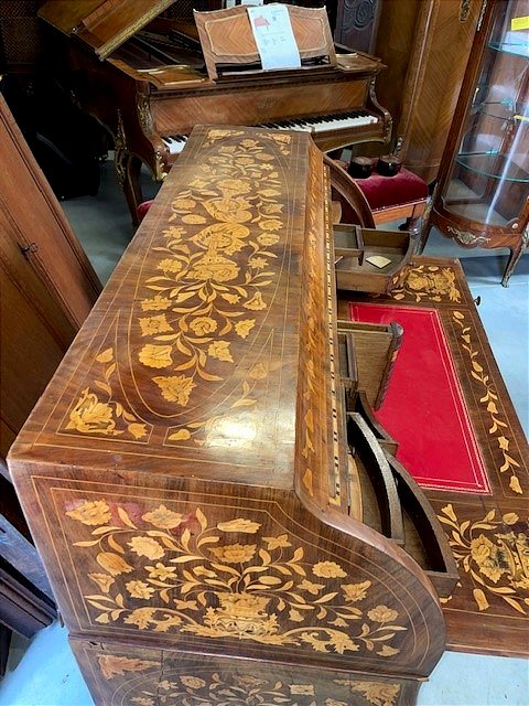 Dutch Marquetry Desk -photo-4