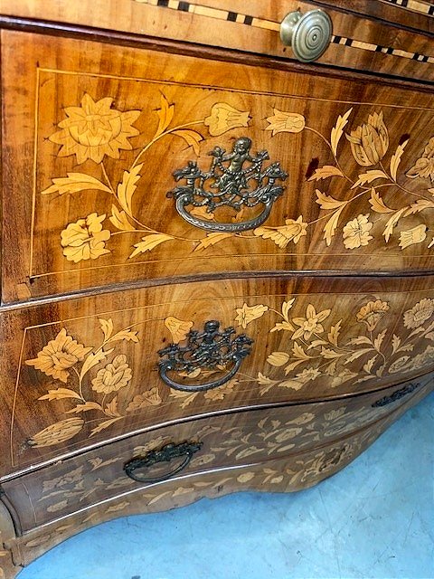 Dutch Marquetry Desk -photo-7