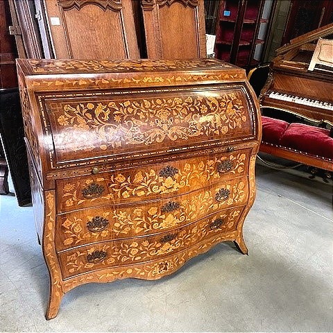 Dutch Marquetry Desk 