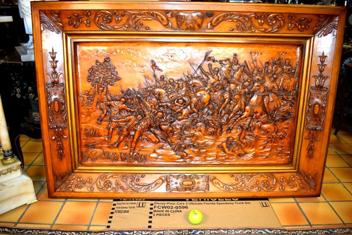 Bas-relief Depicting "the Battle Of The Golden Hopes" -photo-7