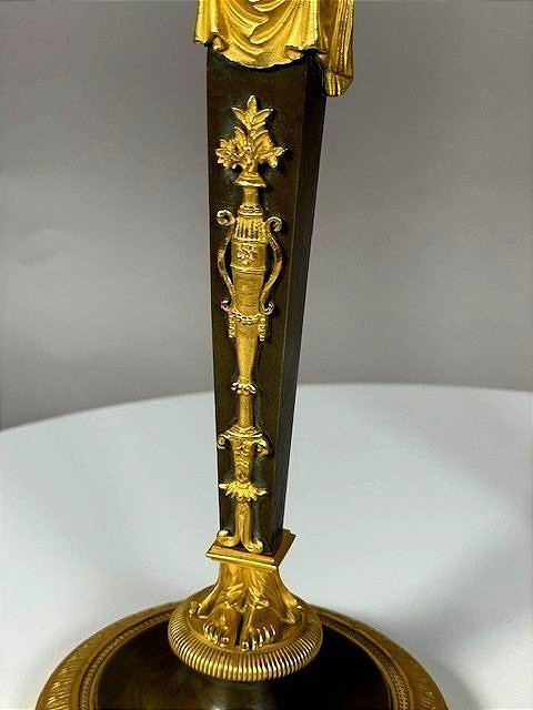 Paire de flambeaux Empire -photo-4