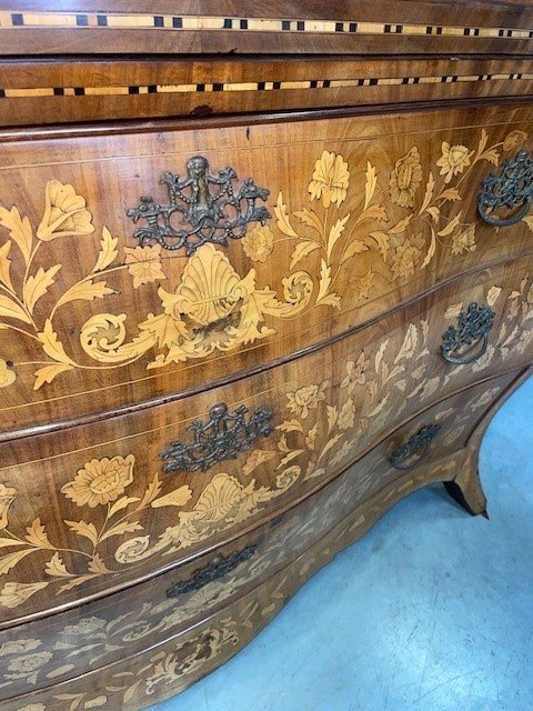 Bureau en marqueterie XIXe -photo-8