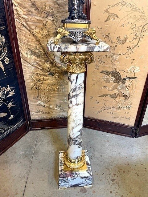 Imposing Louis XVI Style Pedestal-photo-2