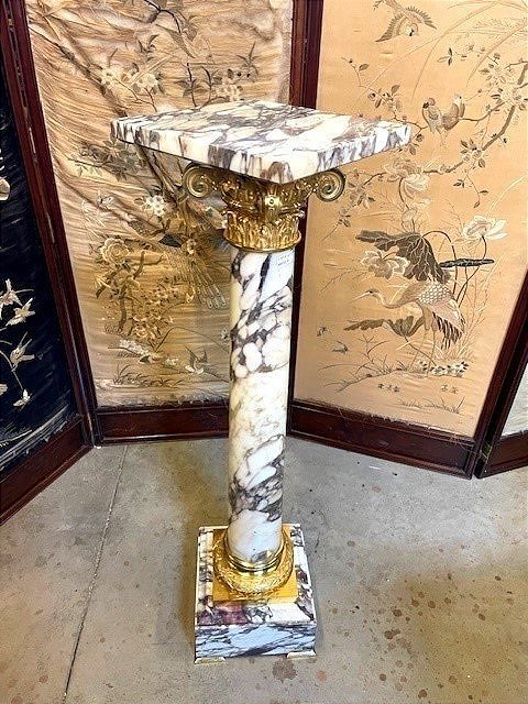 Imposing Louis XVI Style Pedestal-photo-4