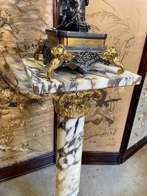 Imposing Louis XVI Style Pedestal-photo-2