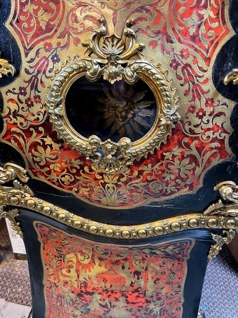 Régulateur en marqueterie Boulle-photo-4