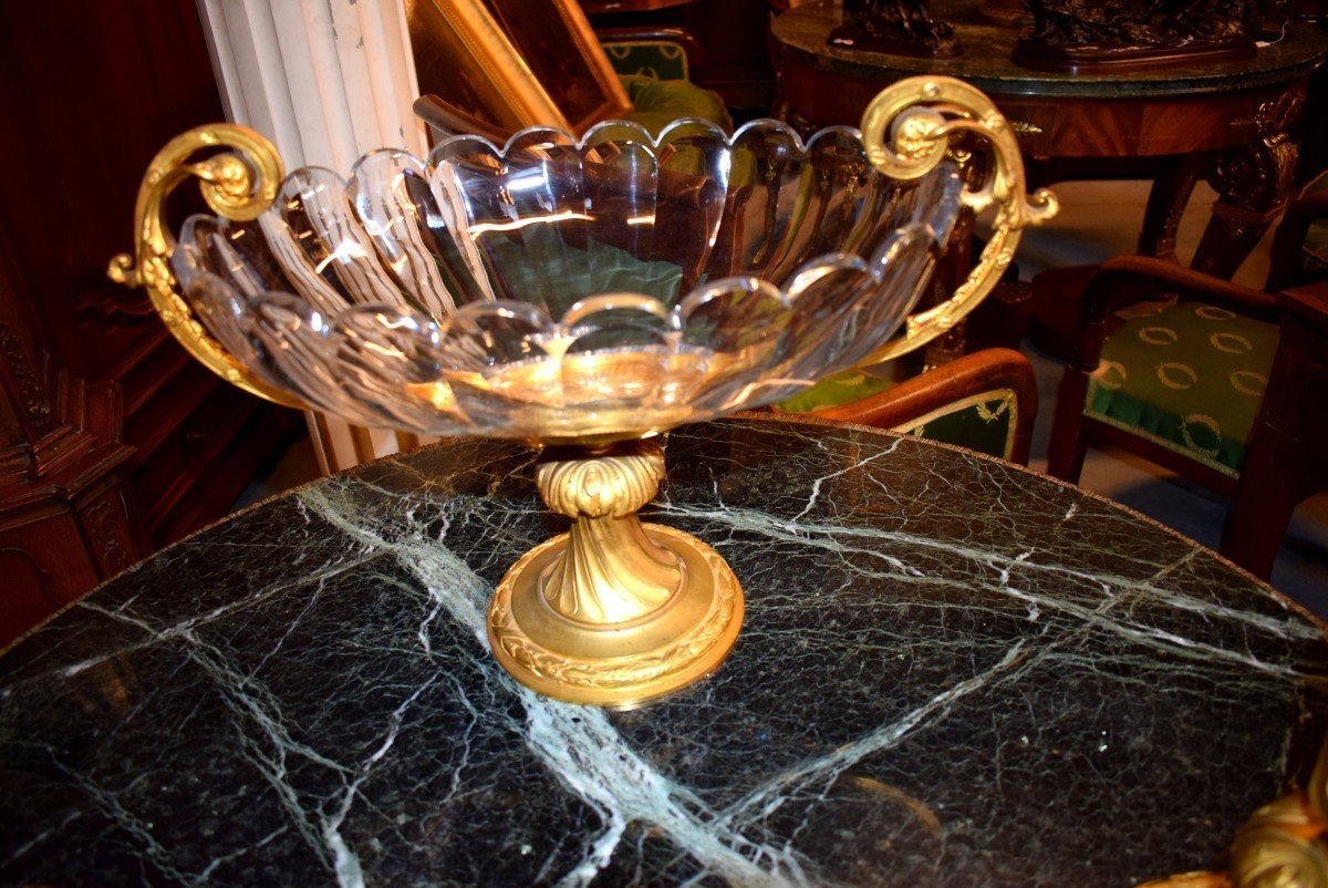 Gilt Bronze And Crystal Trim-photo-4