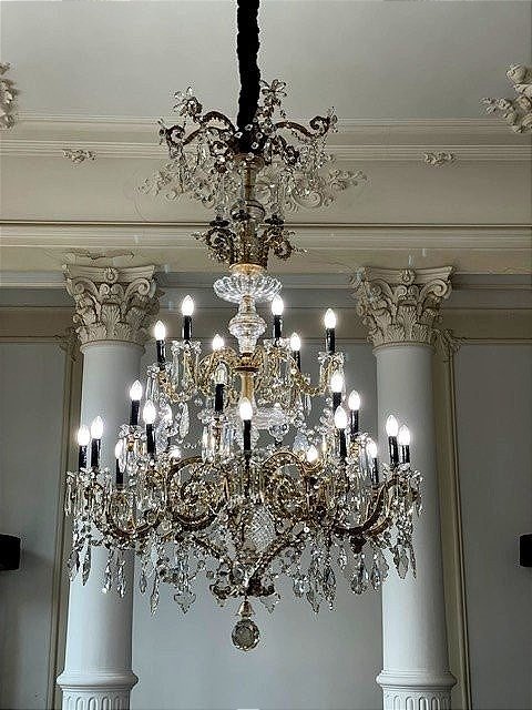 Monumental Baccarat Crystal Chandelier-photo-2