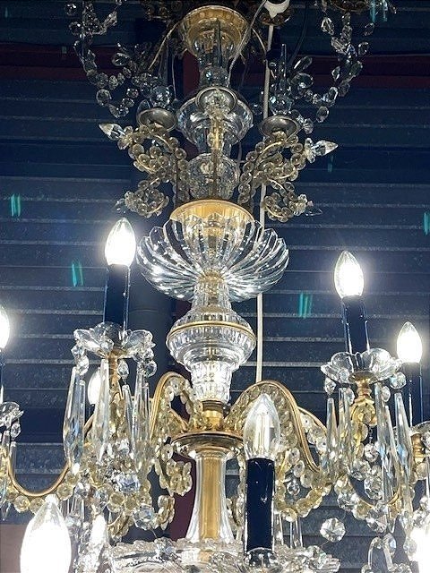 Monumental Baccarat Crystal Chandelier-photo-6