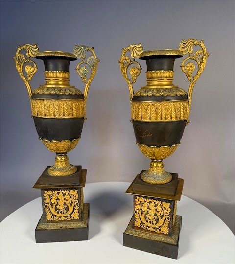 Pair Of Empire Vases-photo-4