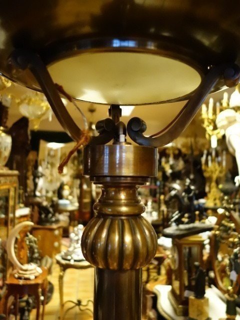 Paire de lampadaires des années 1940-photo-6