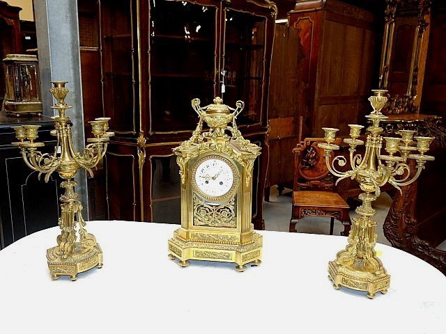 Napoleon III Clockset-photo-2