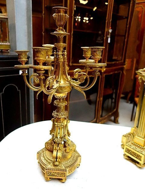 Napoleon III Clockset-photo-4
