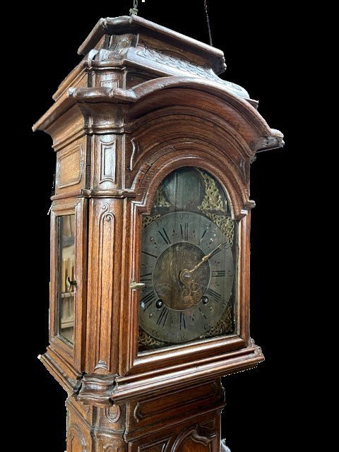 Horloge de parquet du XVIIIe siècle-photo-4