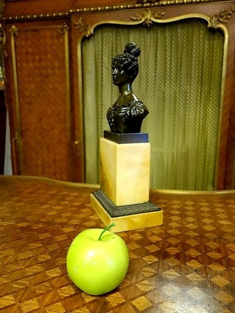 Buste en bronze Charles X-photo-6