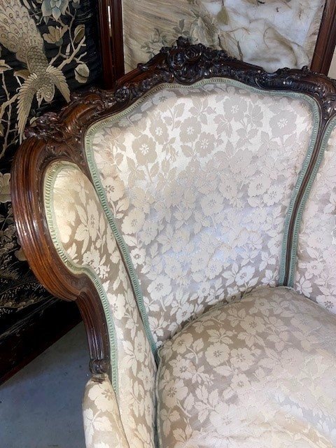 Pair Of Louis XV Bergère Armchairs-photo-2
