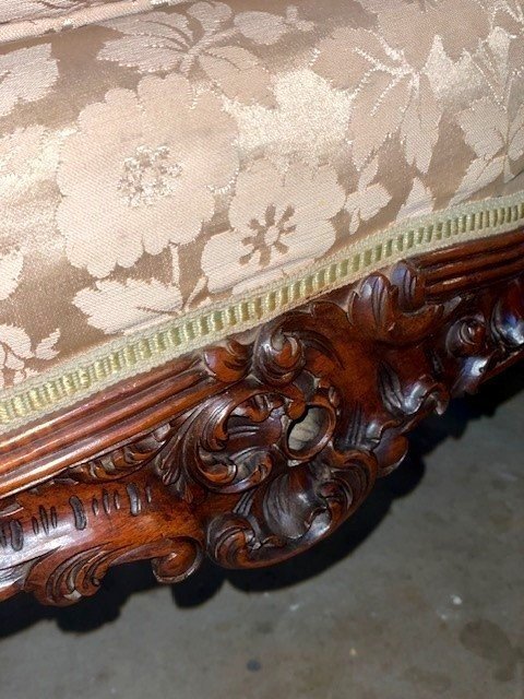 Pair Of Louis XV Bergère Armchairs-photo-4