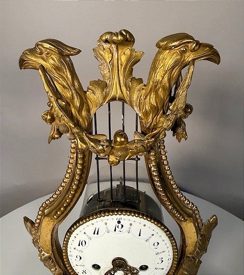 Lyre-shaped Clock, Circa 1775-photo-2