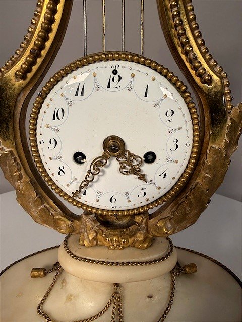 Lyre-shaped Clock, Circa 1775-photo-3