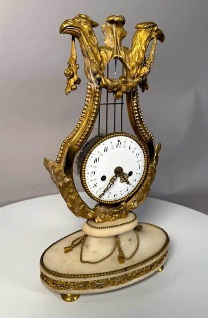 Lyre-shaped Clock, Circa 1775-photo-2