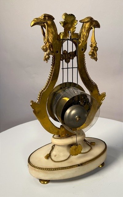 Lyre-shaped Clock, Circa 1775-photo-4