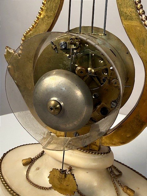 Lyre-shaped Clock, Circa 1775-photo-5