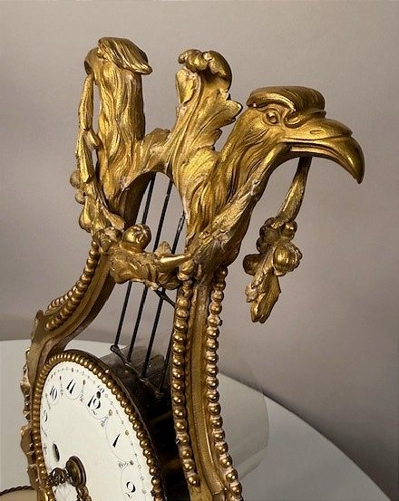 Lyre-shaped Clock, Circa 1775-photo-7