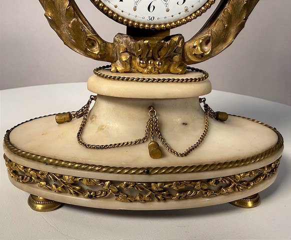 Lyre-shaped Clock, Circa 1775-photo-8
