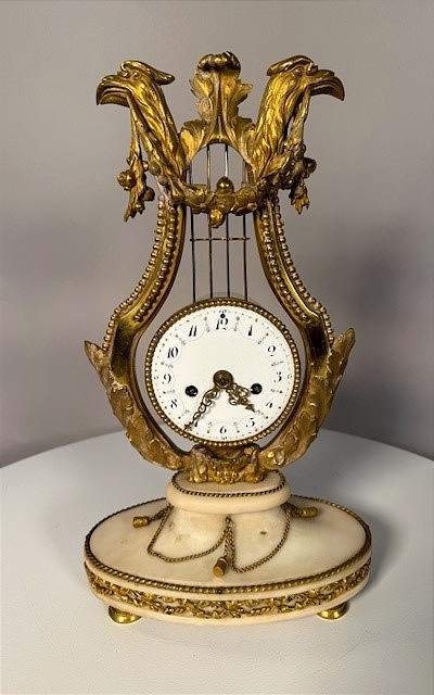 Lyre-shaped Clock, Circa 1775