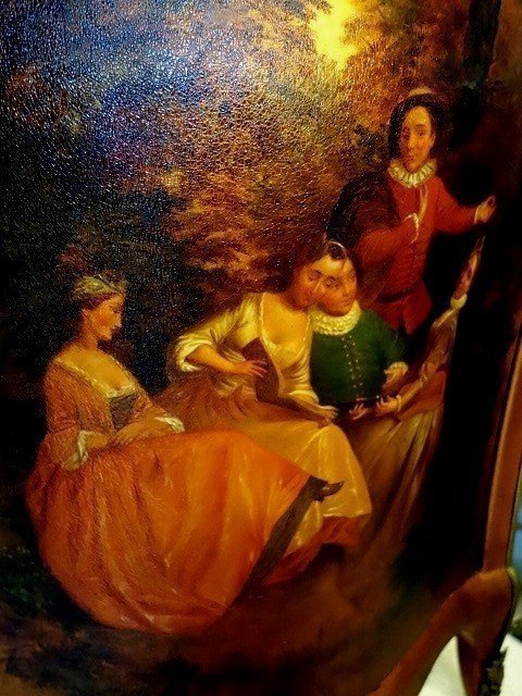 Pair Of Louis XV Style Corner Cabinets -photo-1