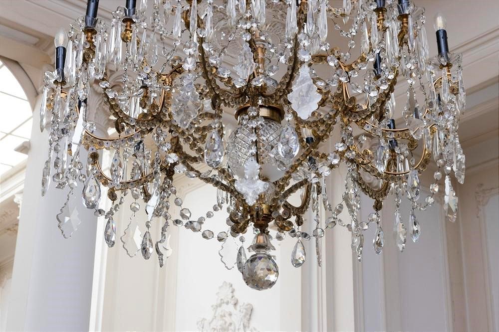 Lustre monumental en cristal de Baccarat -photo-4