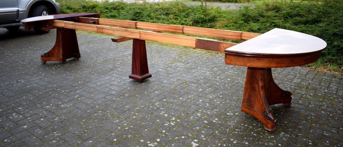 Table de salle à manger du début du XIXe siècle -photo-3