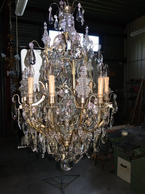 Lustre "cage" à 22 lumières -photo-6