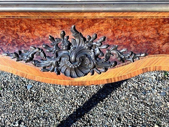 Grand bureau plat de style Louis XV -photo-4