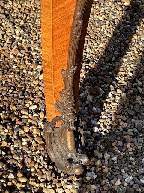 Grand bureau plat de style Louis XV -photo-3