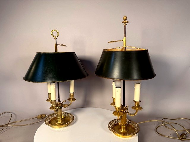 2 lampes Bouillotte 