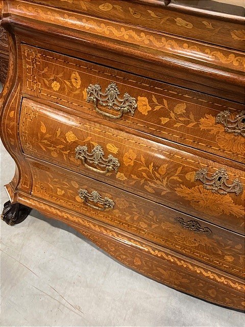 Vitrine hollandaise en marqueterie -photo-1