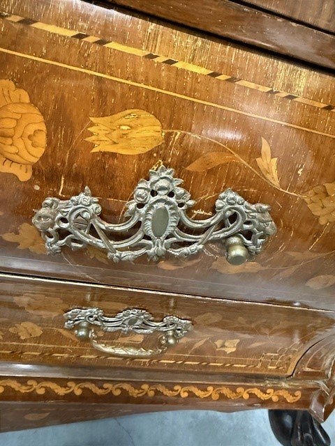 Vitrine hollandaise en marqueterie -photo-3