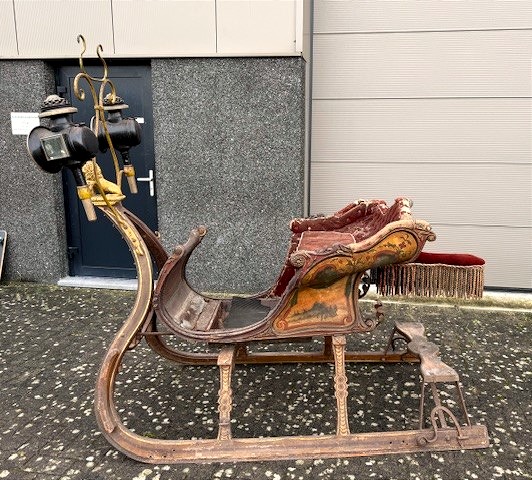 Dutch Sleigh From The Late 18th Century.