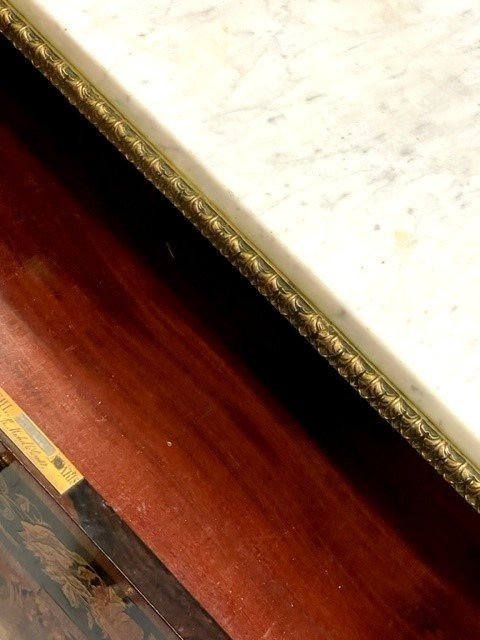 Meuble en marqueterie signé Diehl à Paris -photo-6