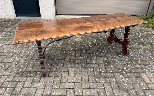 Grande table en châtaignier-photo-7