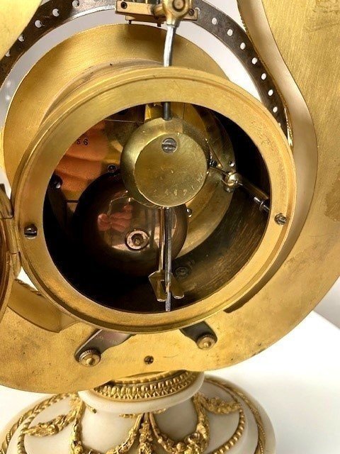 Napoleon III Period Lyra Clock-photo-3