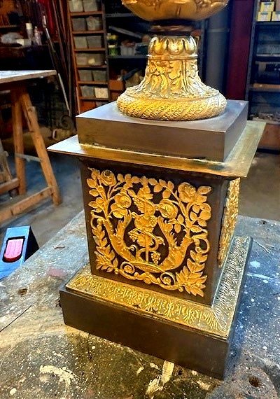 Pair Of Period Empire Vases-photo-2