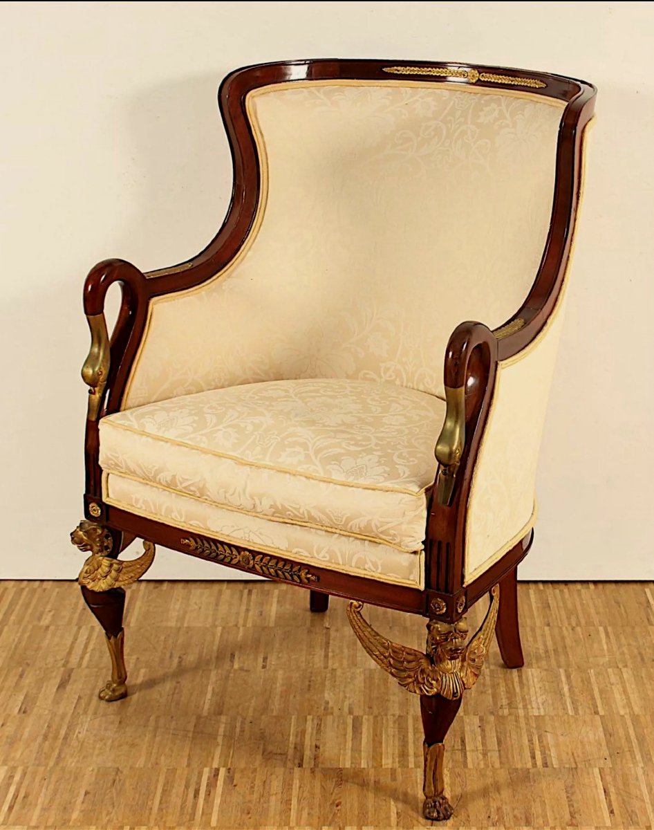 Bergère de bureau de style Empire-photo-1