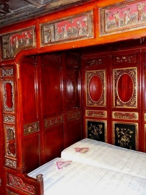 Lit de marriage chinois du XIXe siècle-photo-2
