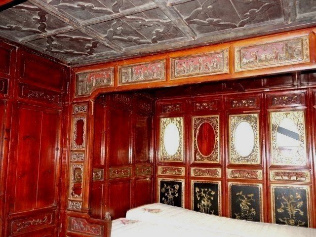 Lit de marriage chinois du XIXe siècle-photo-2