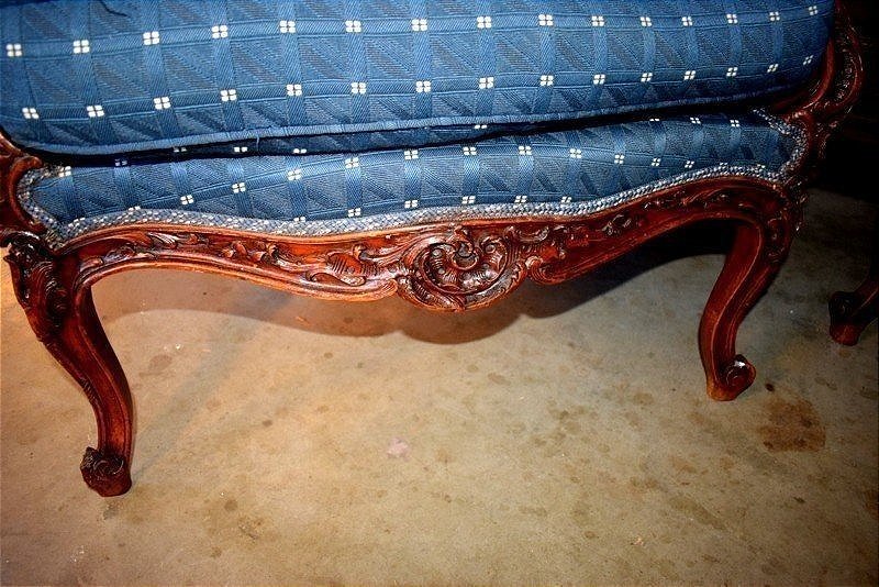Pair Of Louis XV Bergères-photo-4