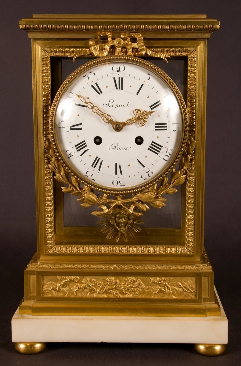 Grande pendule modèle "cage"